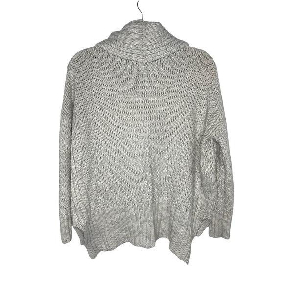 JENNIFER LOPEZ Cream Oversized Cowl Neck Sweater XS - Picture 4 of 7